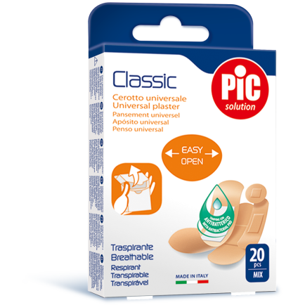 PiC Antibakterijski FLASTER Classic Mix 20X