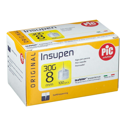 PiC Igle za davanje inzulina Insupen G30 8mm 100X