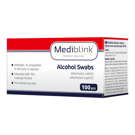 Mediblink Alkoholni rupčiči M140 100x