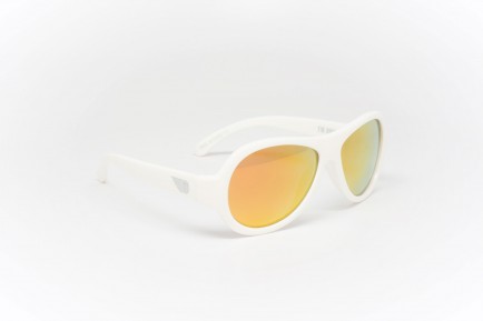 Babiators Sunčane naočale za djecu Polarized Classic Wicked white/Orange lenses 3-7 godina BAB-052