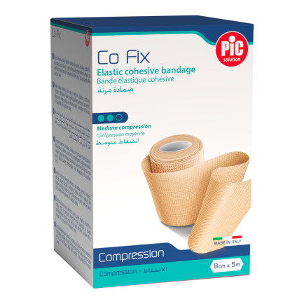 PiC Samoljepljivi kompresijski zavoj CoFix 8cmX5m