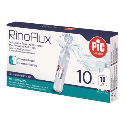 PiC RinoFlux Fiziološka otopina 10ml 10x