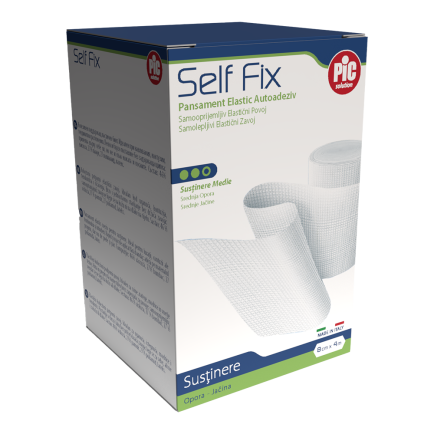 PiC Samoljepljivi elastični zavoj SelfFix 8cmX4m