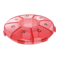 Mediblink Tjedni dozator za tablete Lotus crveni 1x/dan M024
