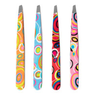 Nippes Pinceta sa kosim vrhom, nehrđajući čelik, šarena 9,5 cm 327E - različite boje