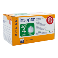 PiC Igle za davanje inzulina Insupen G32 4mm 100X