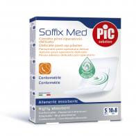 PiC Antibakterijski postoperativni flaster SoffixMed 10x8cm 5X