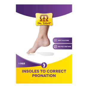 DoTobell Silikonski jastučići za pete 1 par 148U S/M