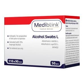 MEDIBLINK Alkoholni rupčiči L M1402 50x