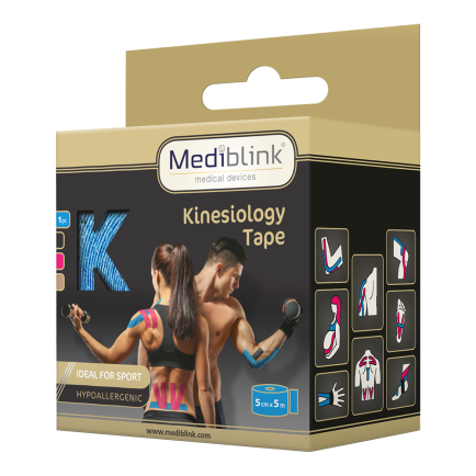 Pharmadoct Kineziološka traka 5cm x 5m crvena