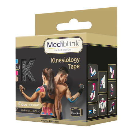 Pharmadoct Kineziološka traka 5cm x 5m crvena