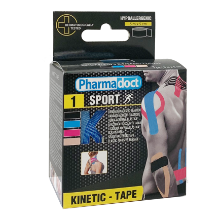 Pharmadoct Kineziološka traka 5cm x 5m plava