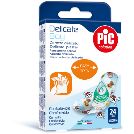 PiC Antibakterijski obliž za dečke Delicate Boy M 24x