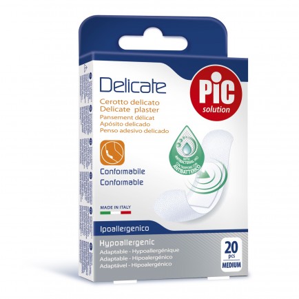 PiC Antibakterijski flaster Delicate Medium 20X