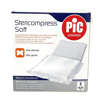 PiC Sterilna gaza StericompressSoft 10cmX10cm 6X
