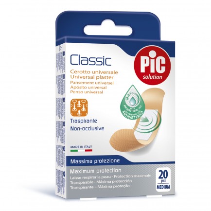 PiC Antibakterijski flaster Classic Medium 20X
